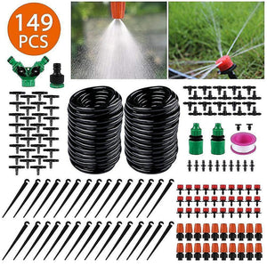 Garden hose fittings valves irrigation drip kit garden irrigation system adjustable automatic micro irrigation kits-30m