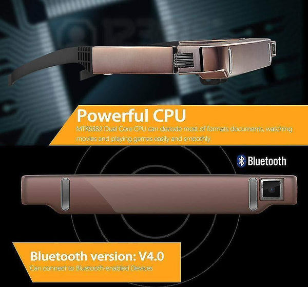 3D Glasses Vision 800 smart wifi glasses wide hd screen portable video 3d glasses private theater wi