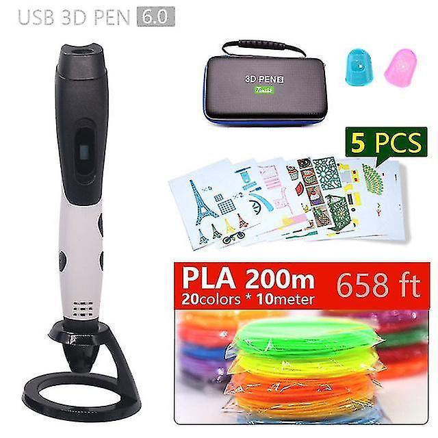 3D Printers Authentic 3d pen 3d print pen and 1.75mm pla filament Christmas gifts+ painting drawings