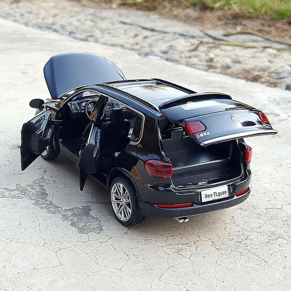 Toy Cars 1:32 Tiguan Car Model Alloy Car Die Cast Toy Car Model Black