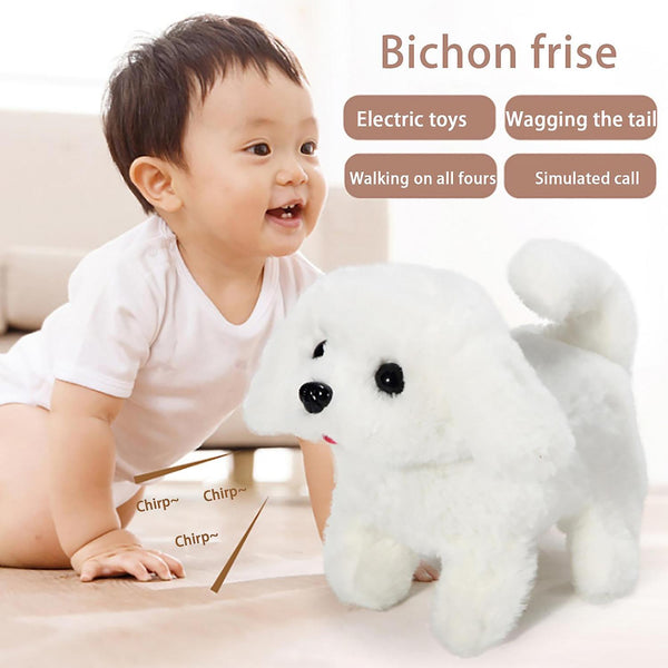 Christmas gift kids New Smart Dog Plush Toy Electric Plush Robot Dog Toddler Toy For