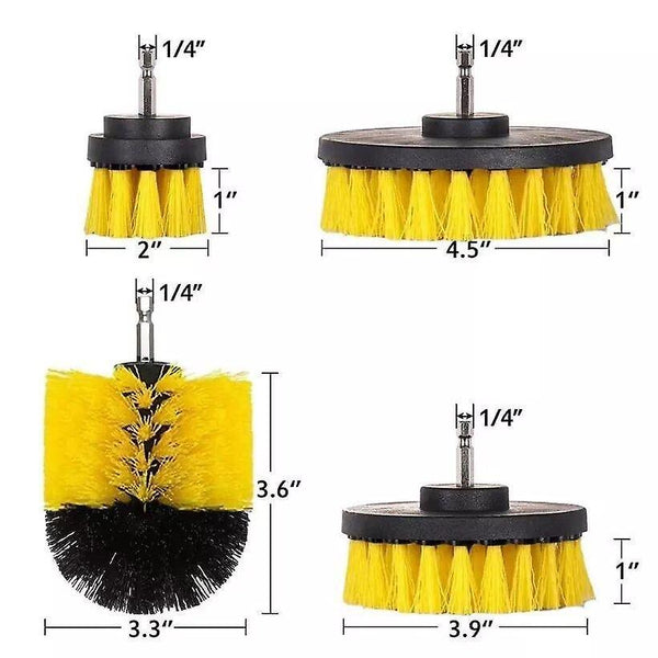 Art brushes 3pcs electric drill brush set