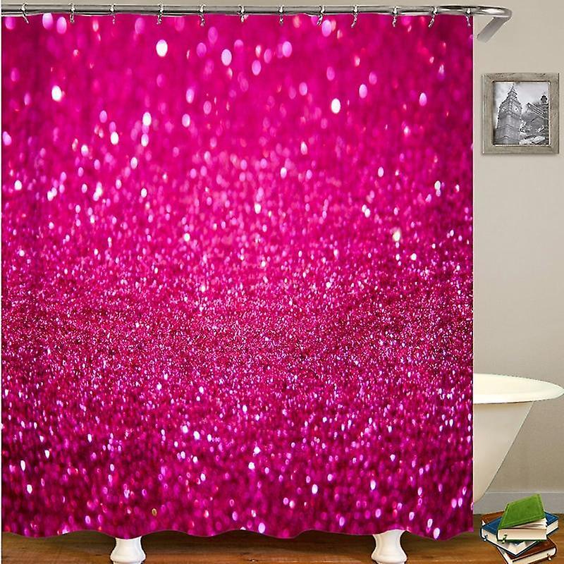 Shower curtains waterproof shower curtain glitter polyester curtains bath decor shower curtain washable 165*180cm