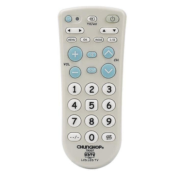 Remote controls universal infrared ir tv set remote control compatible tr007 large buttons big keys