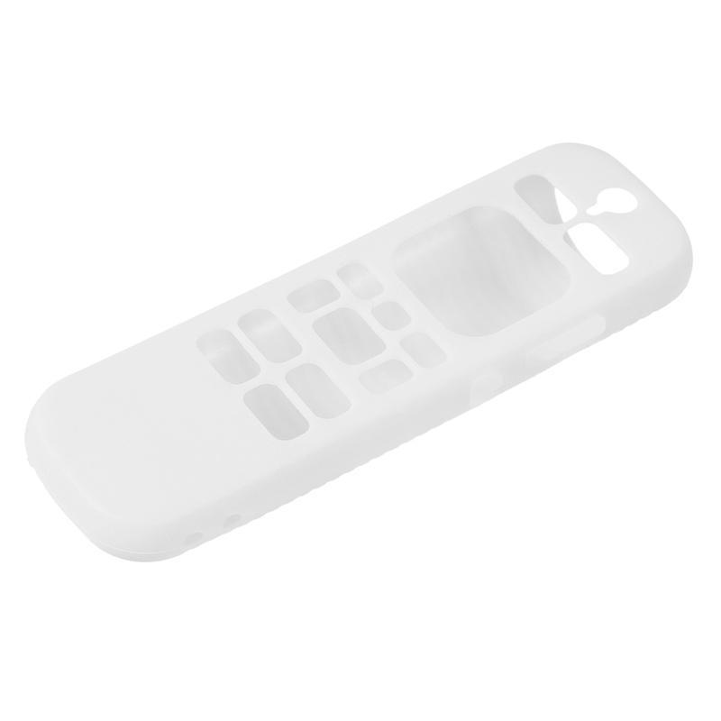 14.7X4.7X2CM White Remote Controls Remote Silicone Dust-proof Protector Compatible With Tcl Roku Voi