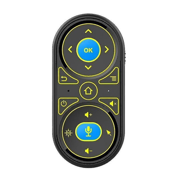 Remote controls wireless 2.4G air mouse rgb backlight gyro ir learning for google voice remote control rechargeable