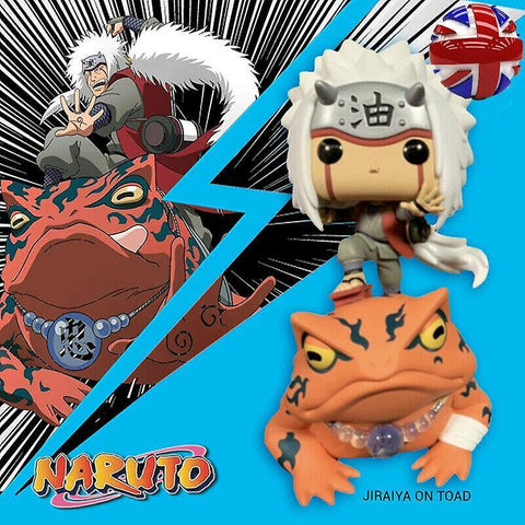 Action Toy Figures Funko POP #73 Naruto Action Figure Jiraiya on Toad Shippuden Model Christmas gift