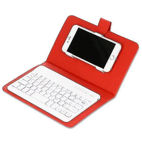 Remote controls portable pu leather keyboard cover case phone wireless bluetooth keyboard for phone android pad