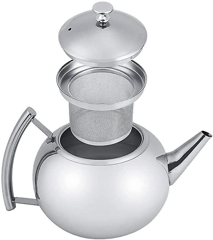 Coffee tea sets large capacity stainless steel teapot container coffee pot kettle filter 1.5L