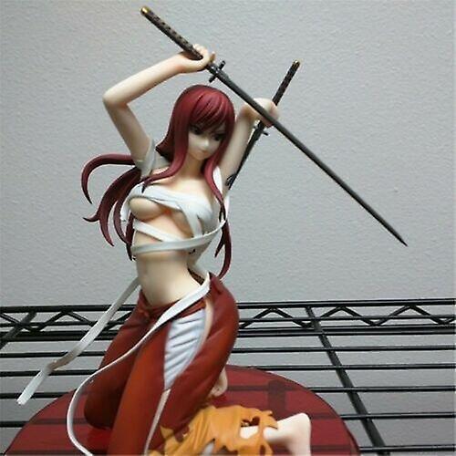 Video Game Consoles Anime Fairy Tail Erza Scarlet 1/8 PVC Figures Toy