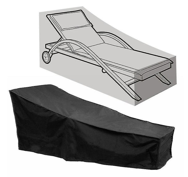 Outdoor Furniture Covers Waterproof Outdoor Chair Cover for Patio Garden Sun Lounger Sunbed 200*40*8