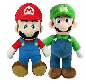 Stuffed Animals 2pcs Super Mario Bros Plush Doll Mario Luigi Soft Stuffed Animal Teddy Toy Kids Chri