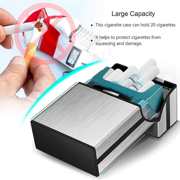 Cigarette Case Metal Cigarette Box With Magnetic Lock Cigarette Cases