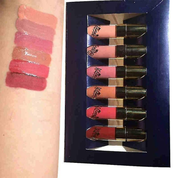 Lip gloss beauty glazed 6 piece set of liquid lipstick lip glosses 2