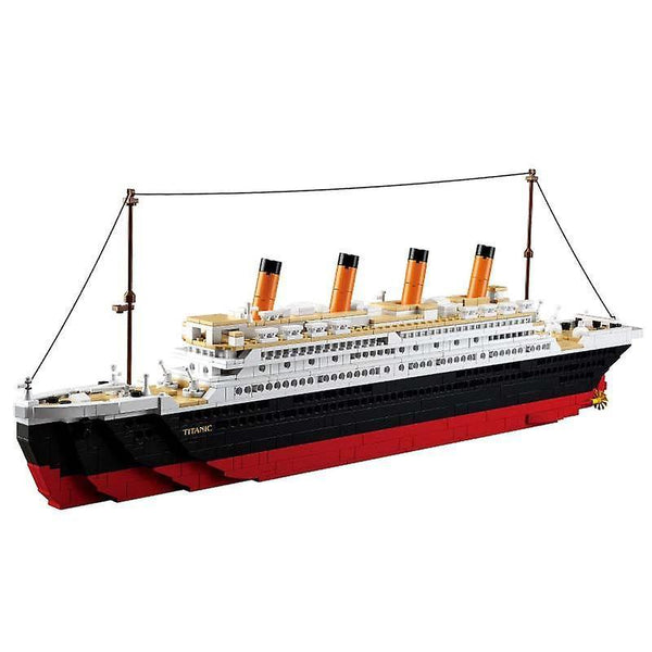 Action Toy Figures Titanic RMS cruise Boat ship City Model building kits Educational Figures diy toy