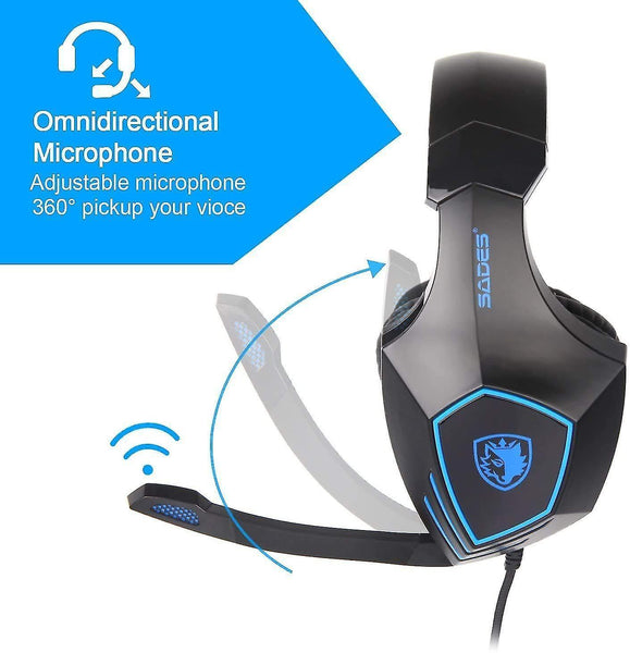 Headphones headsets ps4 gaming headset  chronus stereo pc xbox one gaming headset with mic  noise cancelling over ear