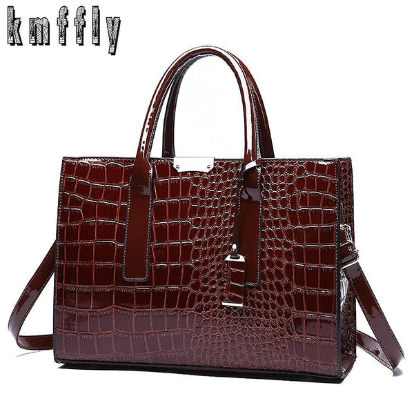 Handbags fashion crocodile pattern ladies handbags handbag women bags designer messenger bag|shoulder bags