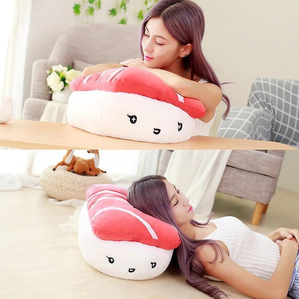 Stuffed Animals Japan Sushi Shape Plush Toys Stuffed Soft Sofa Cushion Plush Pillows