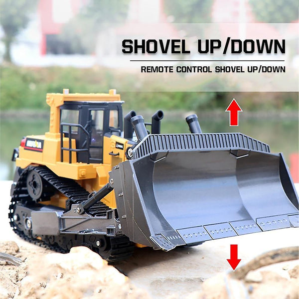 Remote Control Cars Trucks 1:16 RC Truck Heavy Bulldozer Caterpillar Engineering Controlled Car Toys