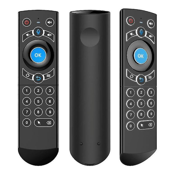 Remote controls wireless air mouse ir learning q7 smart remote control mini pc backlit voice search 2.4G for vs g21