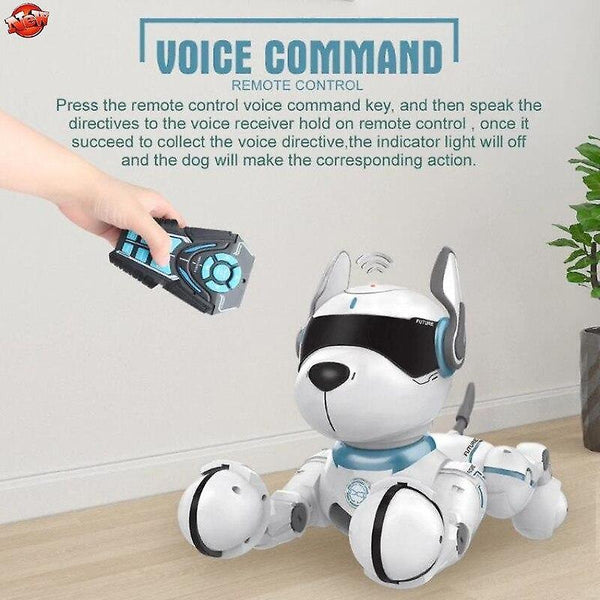 Robotic Toys Intelligent Smart Electronic Singing Pet RC Toy Robot Dog Model With Light Sound|RC Rob