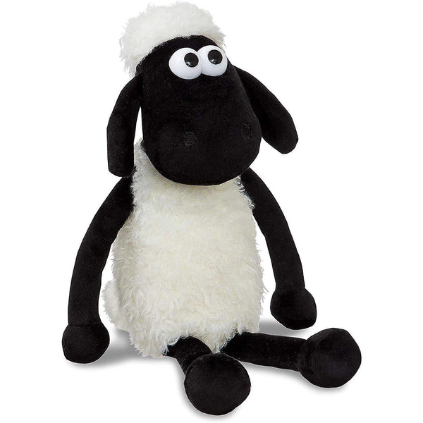 Stuffed Animals Shaun the Sheep 61173 8-inch Plush Cuddly Toy  Black and White  8in  Suitable for Ad