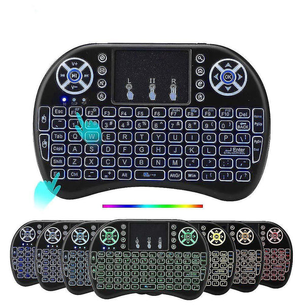 Remote controls mini wireless keyboard i8 russian english hebrew version i8+ 2.4Ghz air mouse touchpad handheld for