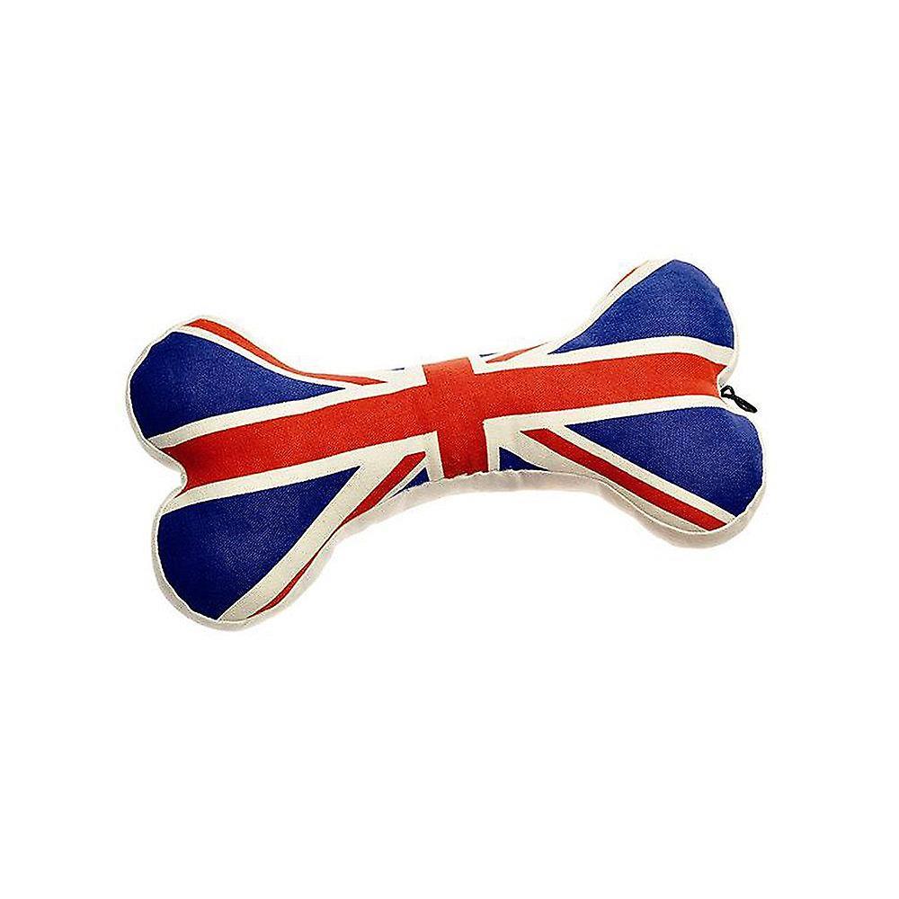 Dog toys union jack bone large dog toy