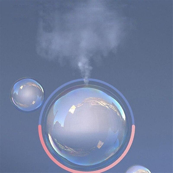 Bubble blowing toys 2020 summer smoke magic bubble machine electric automatic bubble blower machine gun blue