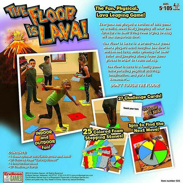 Card Games The Floor is Lava Interactive Board Game Party Kids Adults Family Game Xmas Christmas gif