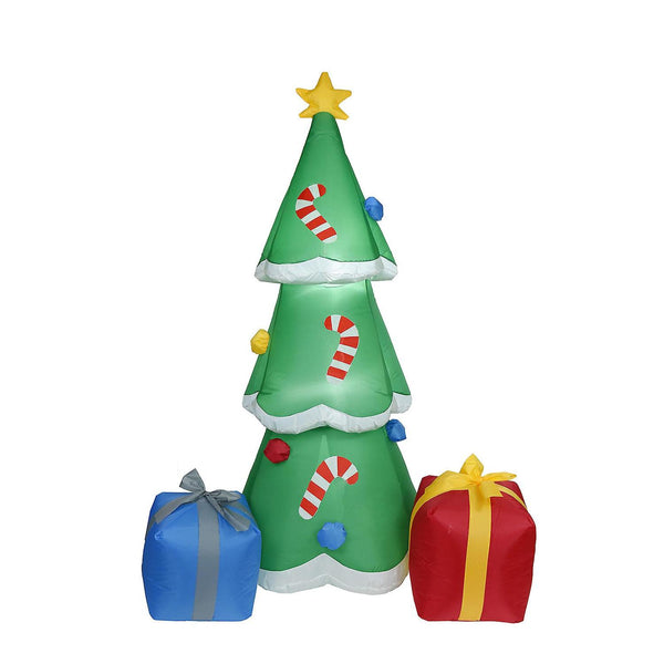 Christmas gift kids Large Inflatable Tree Decoration 180cm/70.8in Tall Led Lights