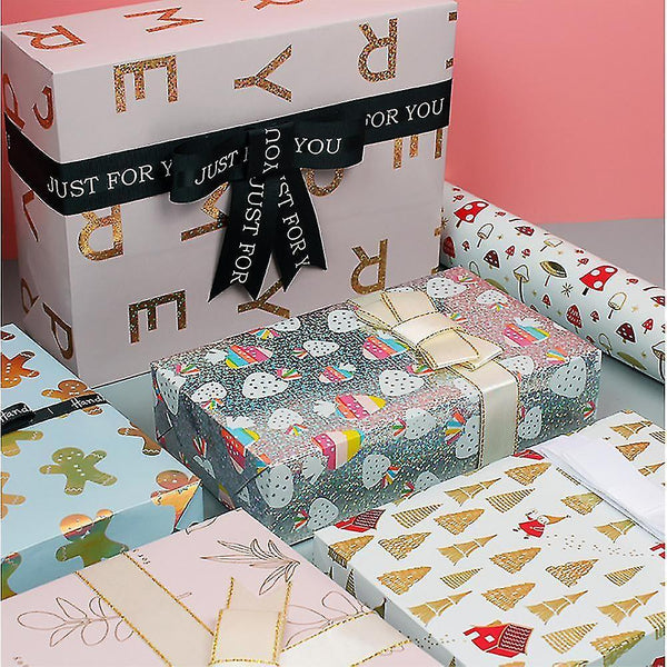 Wrapping Paper Christmas gift Package  Christmas gift Packaging Paper  8 Pieces Of 50 * 70 Cm 1 Piec